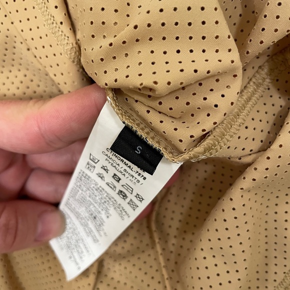 Cavalleria Toscana Tan equestrian show shirt perforated mesh - Picture 4 of 15